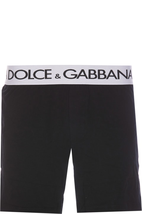 Dolce & Gabbana Pants for Men Dolce & Gabbana Logo Long Boxer