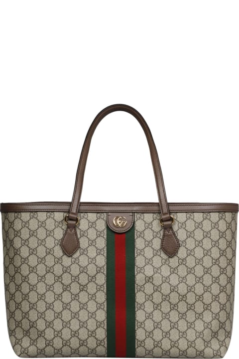 Homeware Gucci Web Stripe Detail Logo Tote