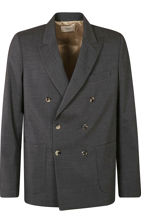 Maison Flaneur Clothing for Men Maison Flaneur Patched Pocket Double-breasted Formal Dinner Jacket