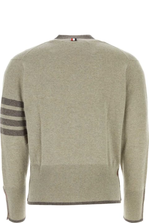 Thom Browne Sweaters for Men Thom Browne Cappuccino Cashmere Cardigan
