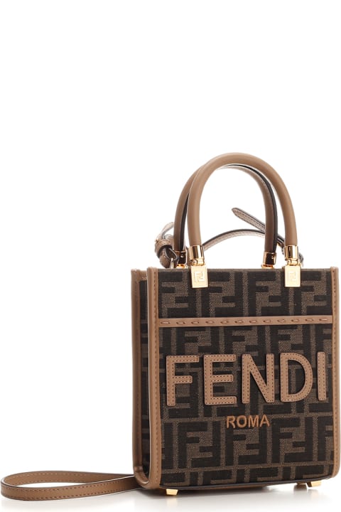 Fendi Totes for Women Fendi 'sunshine' Mini Shopper Bag