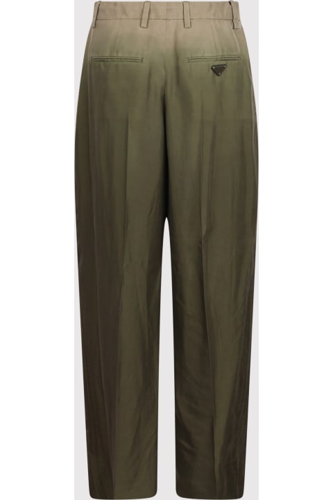 Pants & Shorts for Women Prada Prada Faded Twill Trousers