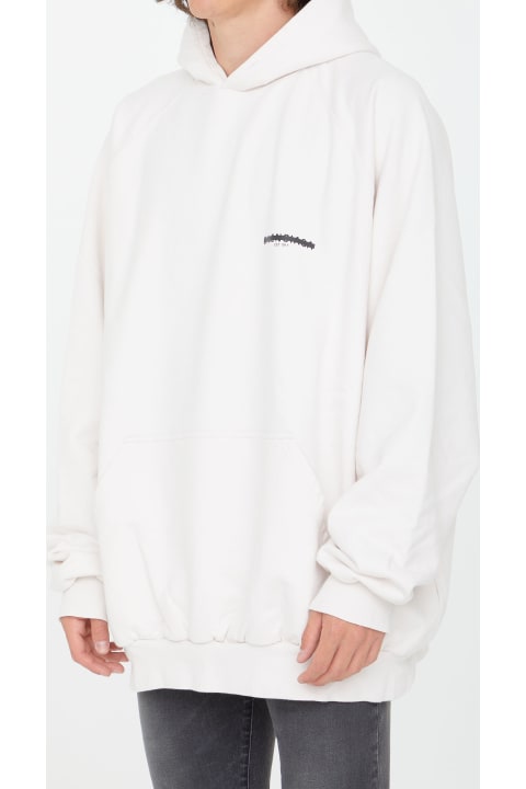 White Hoodie With Logo