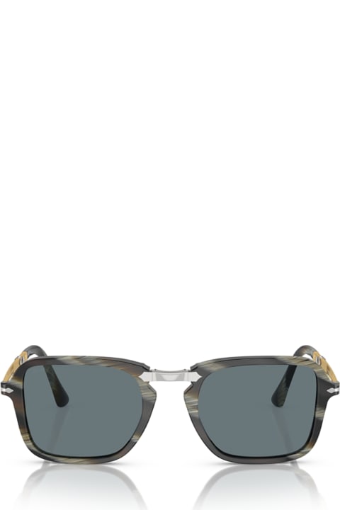 Persol Eyewear for Women Persol Po3330s Green Horn Sunglasses