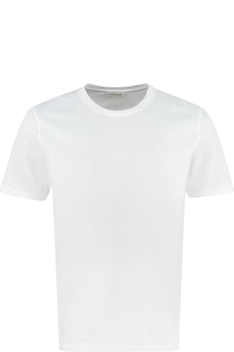 Saint Laurent Clothing for Men Saint Laurent Cotton Crew-neck T-shirt