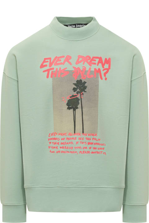Palm Angels Fleeces & Tracksuits for Men Palm Angels Sweatshirt With Palm Dream Logo