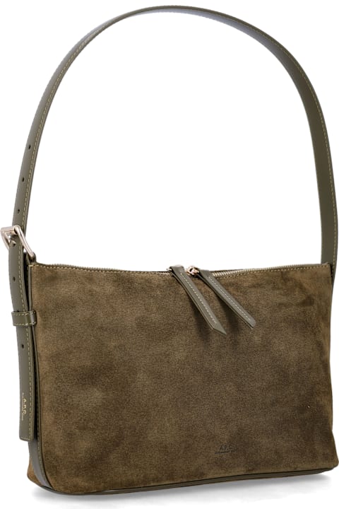 Homeware A.P.C. A.p.c. Vera Suede Shoulder Bag