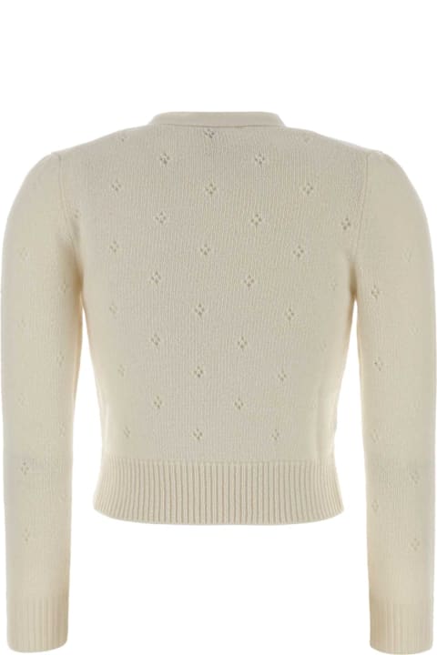 Chloé White Wool Blend Sweater