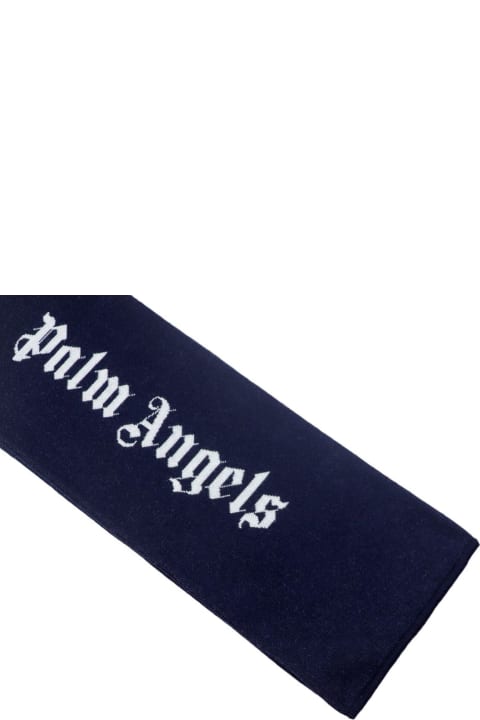 Accessories & Gifts for Boys Palm Angels Scarf With Logo Embroidery