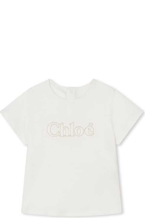 Chloé Topwear for Baby Boys Chloé T-shirt With Print