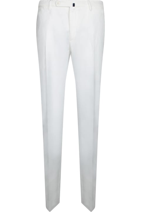 Incotex سراويل لـ القسم الرجالي Incotex White Chinolino Pants