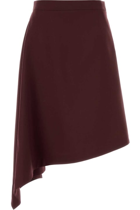 Bottega Veneta لـ Kids Bottega Veneta Grape Wool Skirt