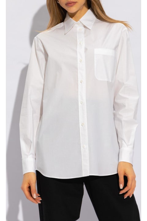 Fashion for Women Moschino Logo Printed Long-sleeve Shirt