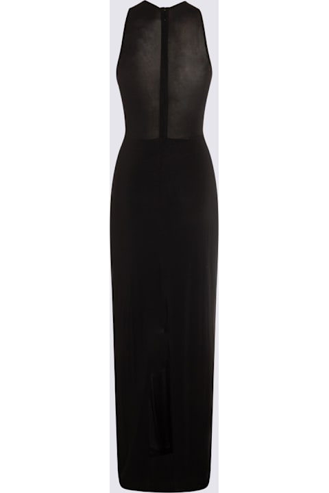 Jean Paul Gaultier Dresses for Women Jean Paul Gaultier Black Viscose Maxi Dress