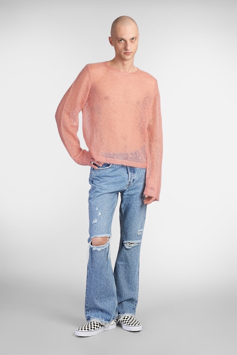 Séfr Clothing for Men Séfr Les Knitwear In Rose-pink Mohair