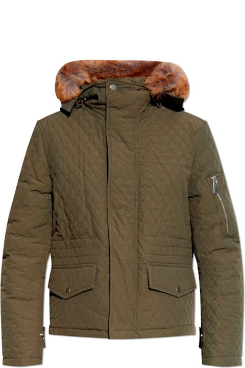 Homeware Burberry Bomber Long Sleeved Quilted Hooded Jacket
