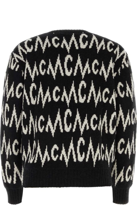 ウィメンズ MCMのフリース＆ラウンジウェア MCM Embroidered Cashmere Blend Sweater