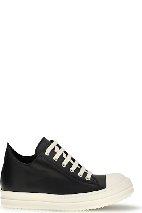 Rick Owens Leather Sneakers