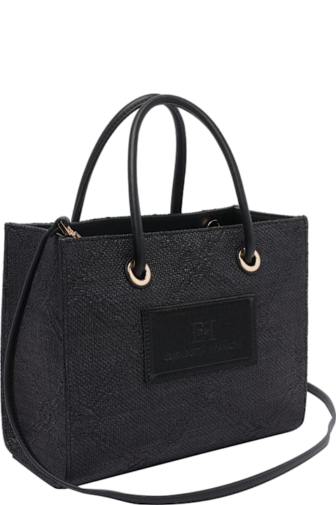 Elisabetta Franchi لـ Women Elisabetta Franchi Logo Tote Bag