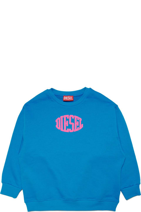 Diesel for Kids Diesel Siwi Sweat-shirt Diesel Crew-neck Sweatshirt With Puffy Print