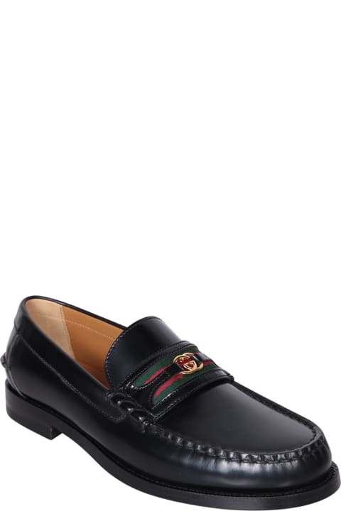 Gucci Loafers & Boat Shoes for Men Gucci Gg Logo Black Loafer