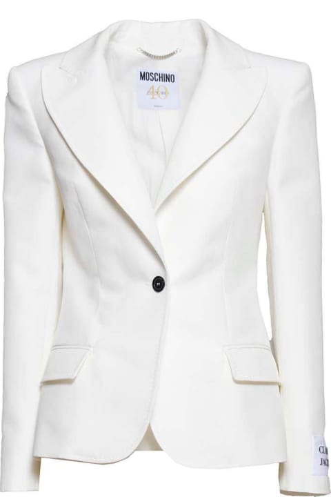 Moschino Coats & Jackets for Women Moschino Classic Buttoned Jacket