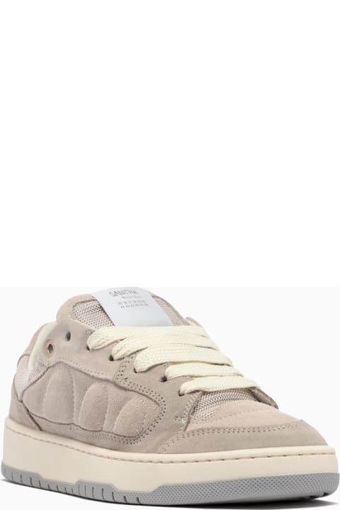 Fashion for Women Paura Santha Model 2 Sand Suede Sneakers