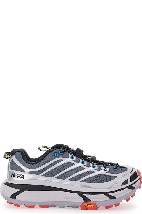 Homeware Hoka 
mafate
 Grey Sneakers With Insert Design And Drawstring Closure In Synthetic Fiber Unisex