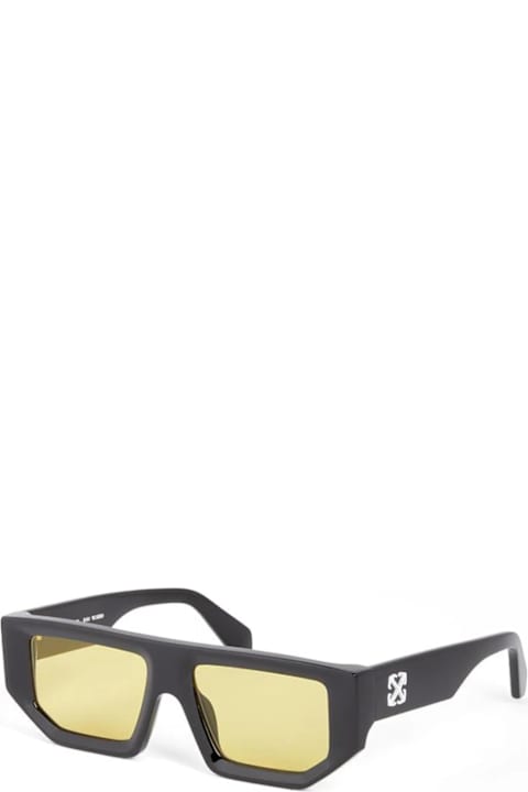Eyewear Sale for Men Off-White Off-white Oeri13f Vancouver 1018 Black Yellow Sunglasses