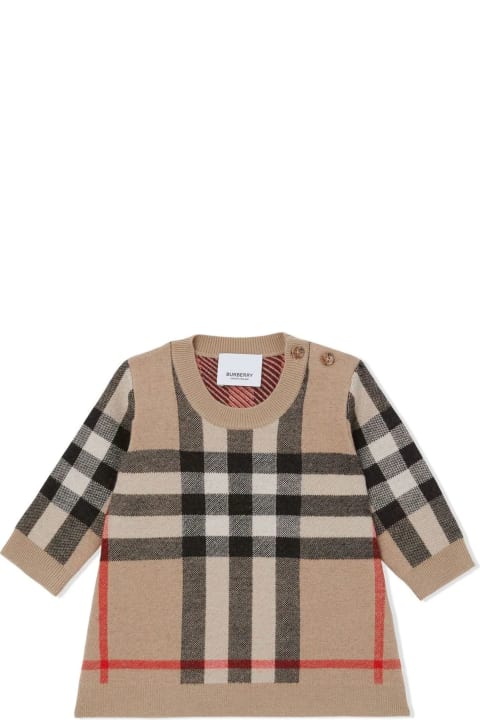 Bodysuits & Sets for Baby Boys Burberry Burberry Kids Dresses Beige
