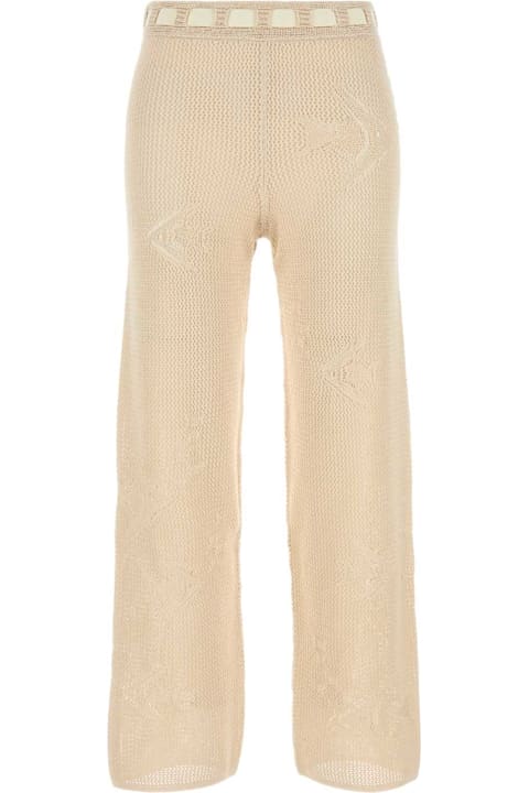 Bode Clothing for Women Bode Beige Crochet Pant
