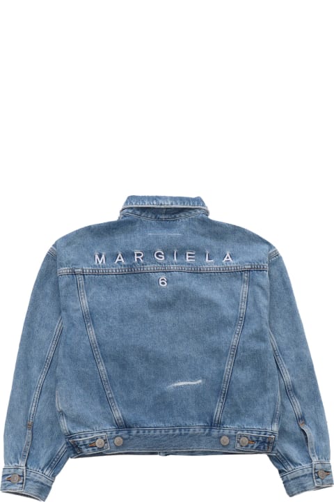 MM6 Maison Margiela Coats & Jackets for Boys MM6 Maison Margiela Children's Cotton Denim Jacket