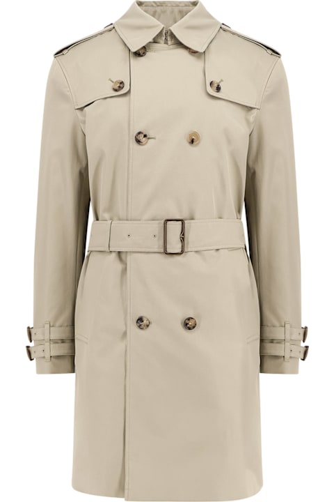 Coats & Jackets for Men Burberry Organic Cotton Trench With Madras Lining