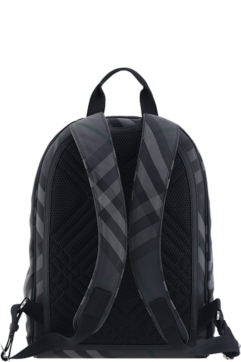 Burberry Backpacks for Men Burberry Printed Nylon Blend Grid Backpack