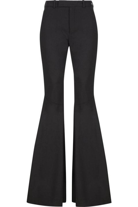 Low-waisted Flared Trousers