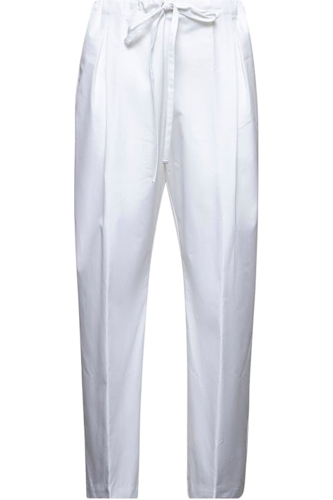 Homeware Khaite White Poplin Trenton Trousers