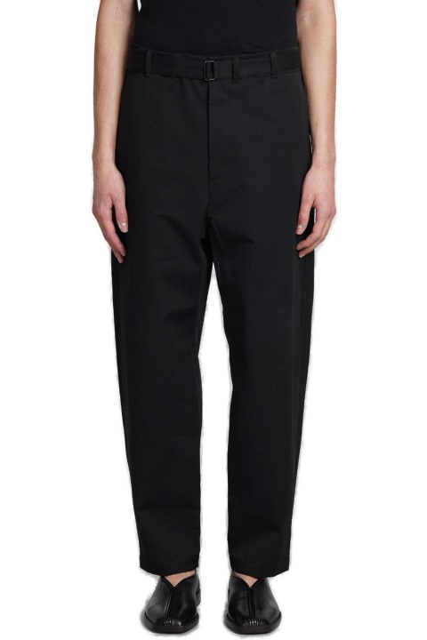 Lemaire Pants for Men Lemaire Strap-detailed Cropped Trousers