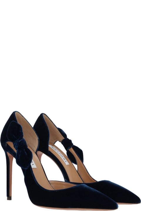 Aquazzura Shoes for Women Aquazzura Very Bow Tie Stiletto Heel Pumps