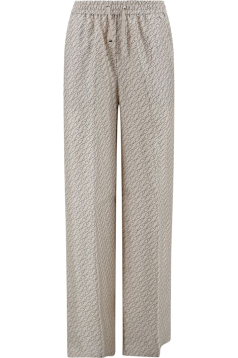 آخر صيحات الموضة من السيدات Herno Trousers With Hanging Hook Print