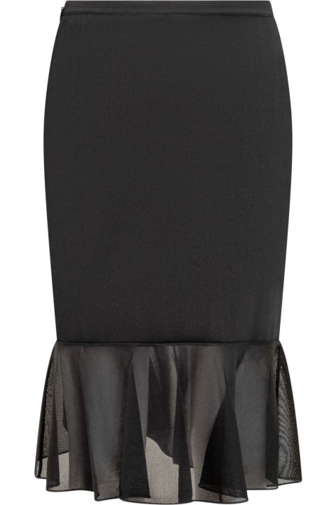 Skirts for Women Tom Ford Viscose Skirt With Ruffles