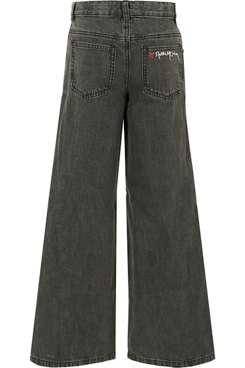 Homeware Stella McCartney Kids Black Jeans For Girl With Logo