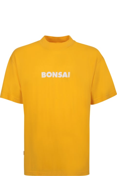 Bonsai ملابس علوية لـ القسم الرجالي Bonsai Regular Light Orange Logo T-shirt