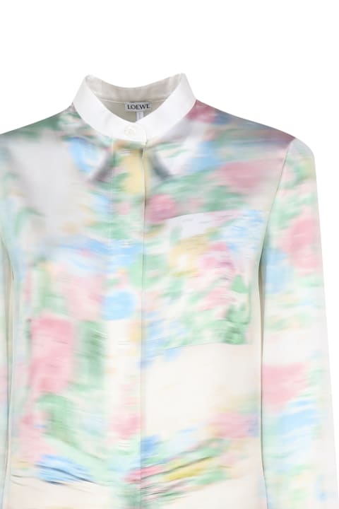 Topwear for Women Loewe Shirt Crafted In Lightweight Viscose And Silk Satin