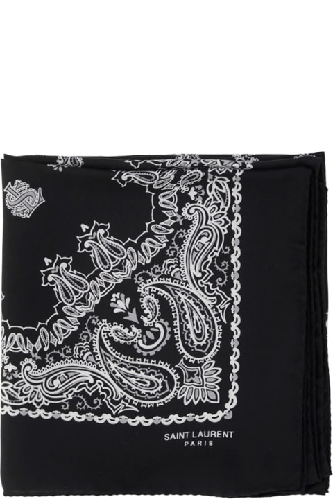Scarves & Wraps for Women Saint Laurent Silk Foulard