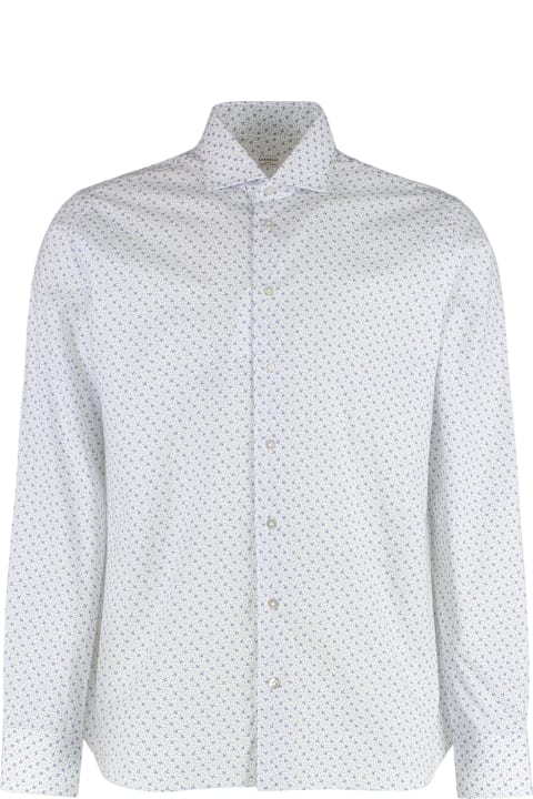 Borriello Napoli Shirts for Men Borriello Napoli Printed Cotton Shirt
