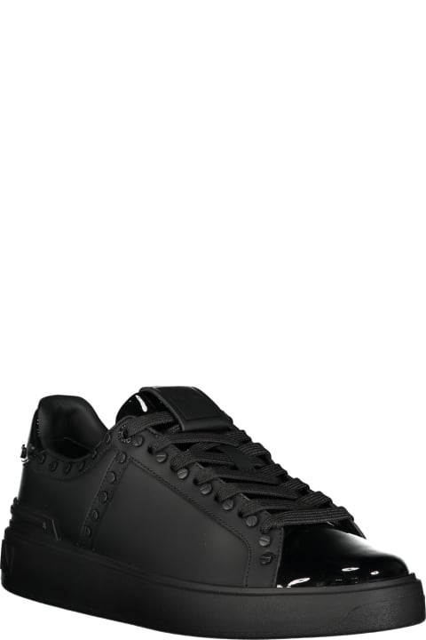 Shoes Sale for Men Balmain Leather Sneakers