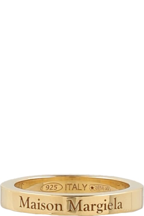 Jewelry for Women Maison Margiela Logo Engraved Ring