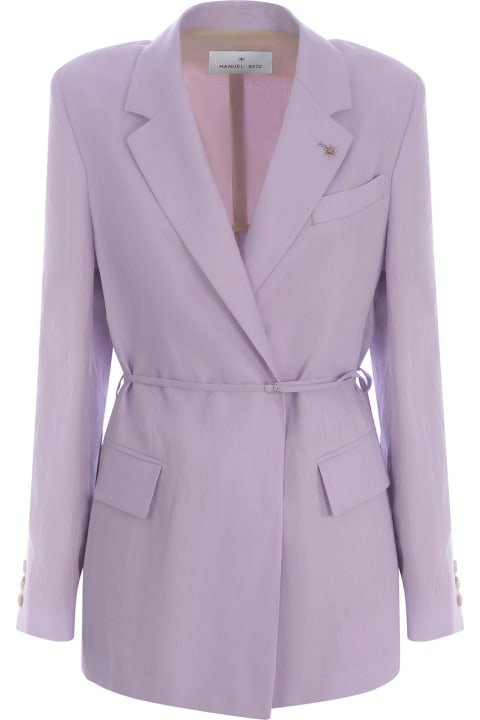 Manuel Ritz Coats & Jackets for Women Manuel Ritz Jacket Manuel Ritz Made Of Linen