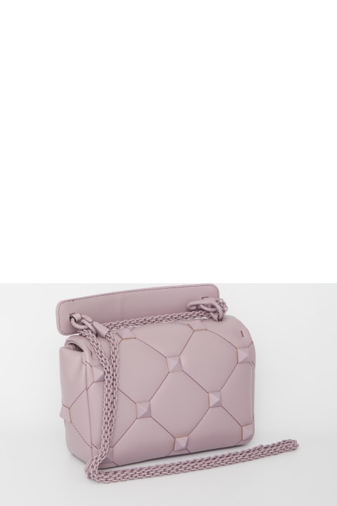 Medium Roman Stud Shoulder Bag