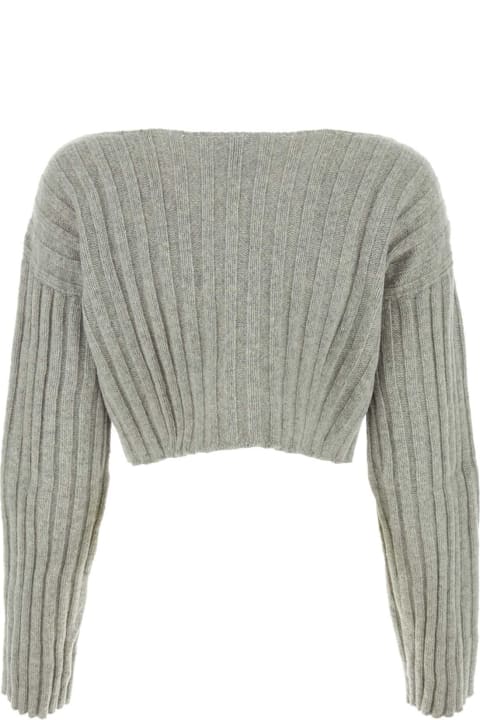 ウィメンズ Baserangeのウェア Baserange Melange Grey Wool Blend Sweater